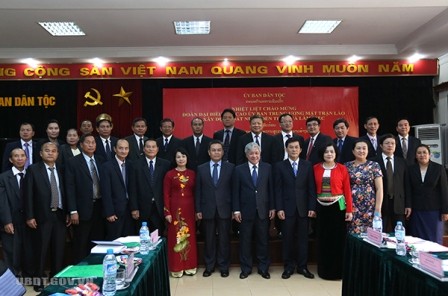 Tăng cường hợp tác công tác dân tộc giữa Việt Nam-Lào  - ảnh 1